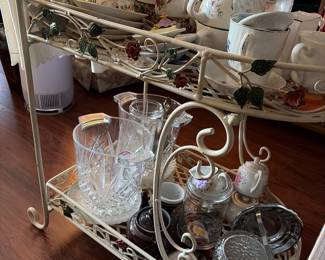 Victorian tea cart
