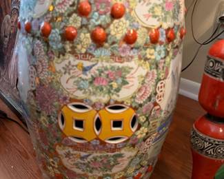 Asian ceramic table for plants, your morning coffee etc