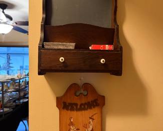 Chalkboard with drawers