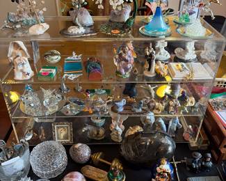 Swarovski Crystal & other assorted figurines