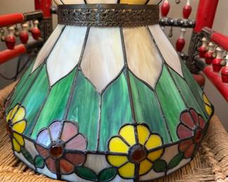 Stained glass lamp shade