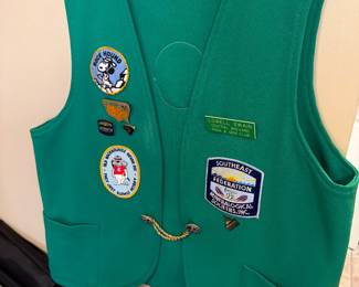 Vest with Rock & Gem patches & pins