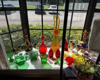 Vintage Colored glass