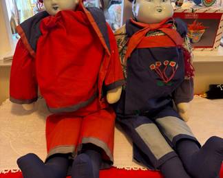 Asian porcelain dolls