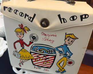 Vintage 45 record case