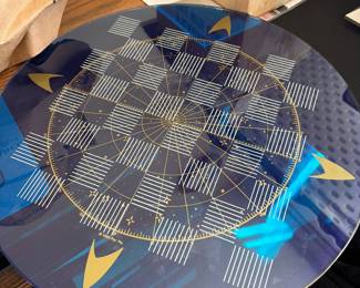 Star Trek glass chess board