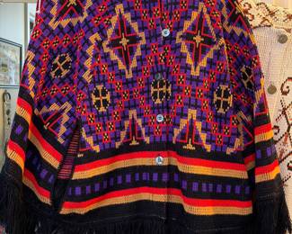Vintage poncho