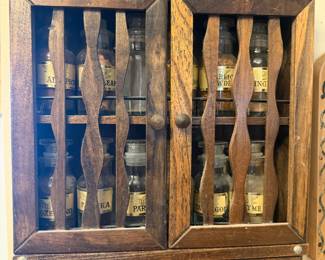 Wooden spice rack