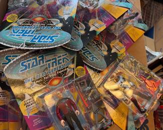 Star Trek figurines. 