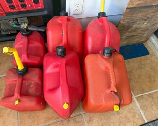 Plastic Gas cans