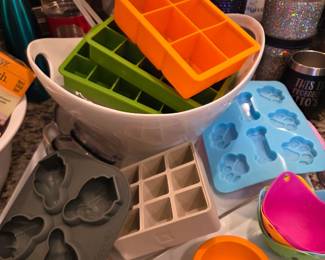 Assortment of Silicone Ice Trays
