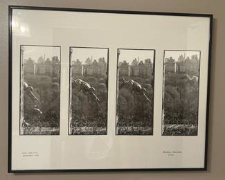 Barbara Rosenberg Signed/Numbered Print 32/250, 4-Panel Sequence of 1996 Macy's Thanksgiving Parade featuring Spiderman Parade Balloon