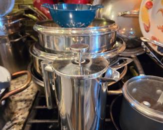 Stainless French Press Coffee Pot