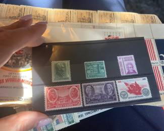 Vintage U.S. Presidential & Tennessee Commemorative Postage Stamps – Andrew Jackson, The Hermitage, Tennessee Statehood & Battle of New Orleans – Mint/Unused