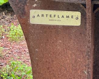 Arteflame USA Corten Steel Outdoor Fire Pit Grill Cooking Table