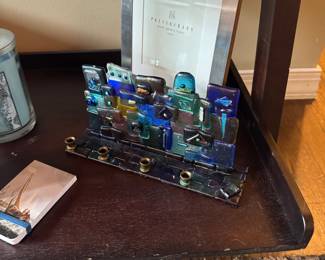 Western Wall / Tamara Baskin Fused Glass Menorah