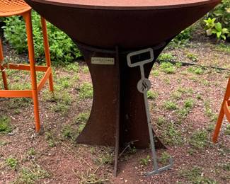 Arteflame USA Corten Steel Outdoor Fire Pit Grill Cooking Table