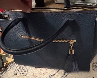GIGI New York Python Embossed Leather Handbag