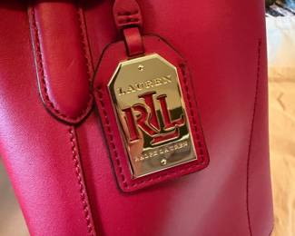 Lauren Ralph Lauren Debby Drawstring Bucket Bag with Removable Interior Pouch