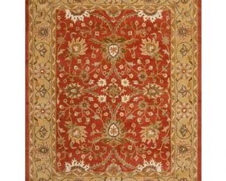 Safavieh Antiquity AT249 Rust/Gold Area Rug 100% Wool 8x11