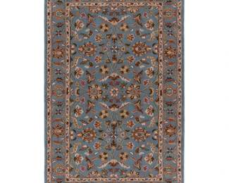 Safavieh Blue Traditional Oriental 100% Wool Area Rug 7'6x10