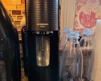 SodaStream Terra Sparkling Water Maker with 3 Reusable Carbonating Bottles