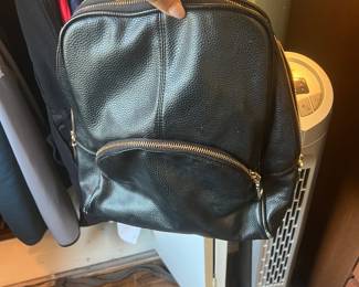 Scarleton leather backpack purse
