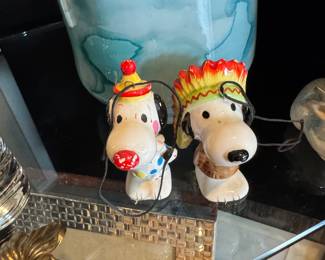 Peanuts Snoopy/Peanuts Ceramic Figurines for UFS Made in Japan