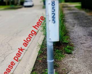 Please DO NOT bring your vehicle past the gate - this sale is accessible only BY FOOT. Please be respectful of the neighbors and park alongside the fence - then WALK through the gate to get to the entrance of this sale. Please make sure to follow ALL posted residential parking rules! Thank you for your cooperation!