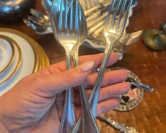 Christofle France "Malmaison" Flatware Silver Plate