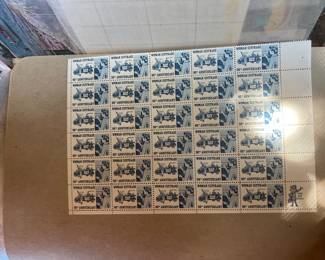 970 U.S. Women’s Suffrage 50th Anniversary 6¢ Commemorative Stamps – Mint Large Block of 30, honoring the 50th anniversary of women gaining the constitutional right to vote.
