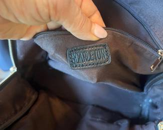 Scarleton leather backpack purse