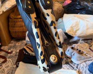 COACH Edie 31 Shoulder Bag with Blocked Leopard Print (Style No 32728)
