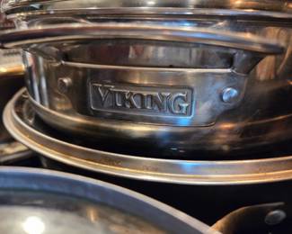 Viking & Cuisinart Stainless Steel Cookware Assortment, Pots, Pans, Roasting Pans & Lids