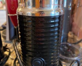 Nespresso Aeroccino Milk Frother, Black & Stainless Steel
