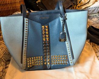 Michael Kors Whitney Large Studded Saffiano Leather Tote