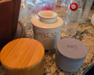 Salt Cellars, French Butter Dish