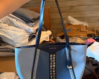 Michael Kors Whitney Large Studded Saffiano Leather Tote