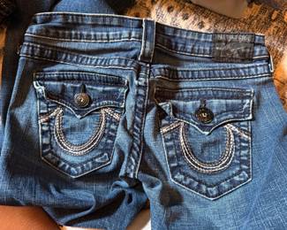 True Religion Joey Big T Dark Wash Flap-Pocket Jeans