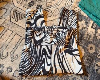 Lululemon Black & White Abstract Zebra Print High-Rise Leggings