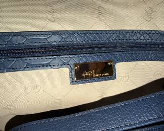 GIGI New York Python Embossed Leather Handbag
