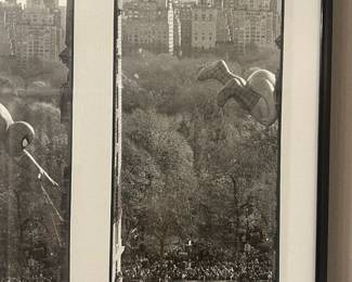 Barbara Rosenberg Signed/Numbered Print 32/250, 4-Panel Sequence of 1996 Macy's Thanksgiving Parade featuring Spiderman Parade Balloon