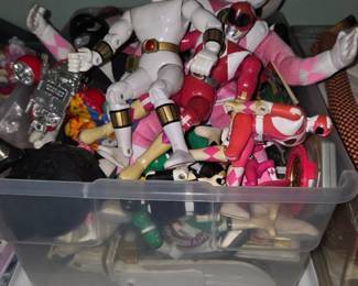 Power Ranger figurines