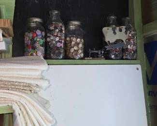 Jars of buttons