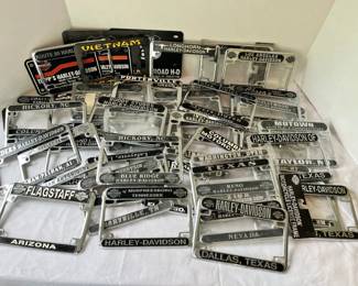 HarleyDavidson Motorcycle License Plate Covers