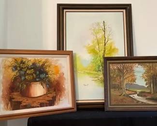 Tree and Floral Paintings