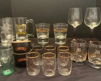 GlasswareBaileys, Anheuser, Coors, StL Cardinals, CocaCola