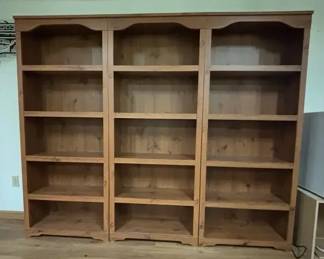 3 Book Shelves Attached Together