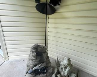 Bird Feeder and Garden Fountains