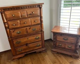 Broyhill Chest of Drawers and Nightstand
